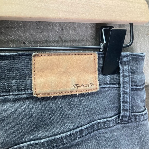 Madewell Cali Demi Boot Button Front Raw Hem Jeans - Picture 6 of 15